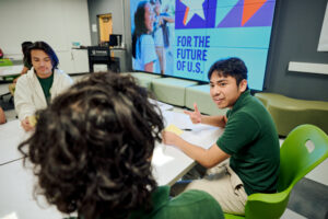 Students in Discussion