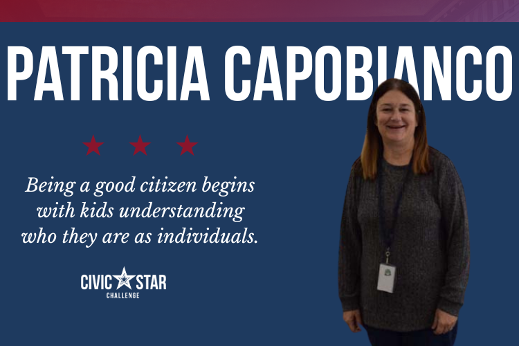 Patricia makes Civic Star Challenge fun for kindergartners