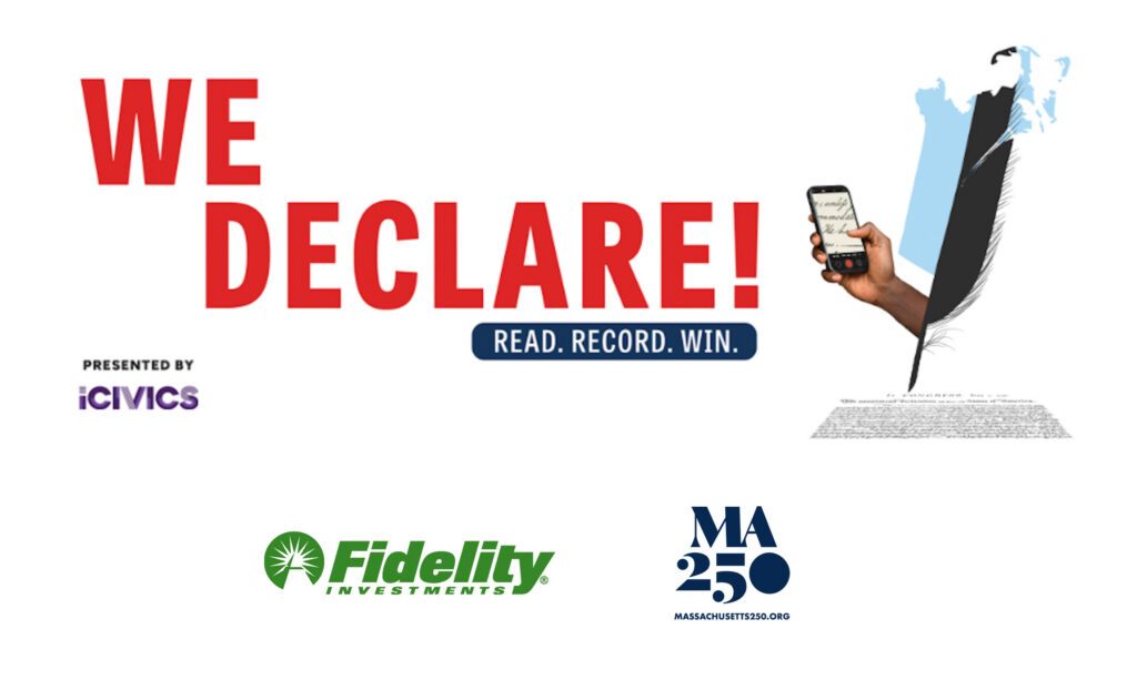 We Declare! logo with partner logos, Fidelity and MA250