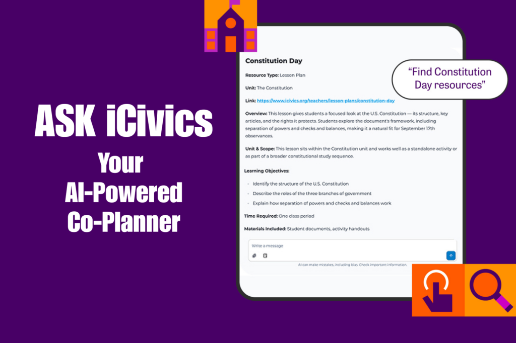 ASK iCivics: Your AI-Powered Co-Planner